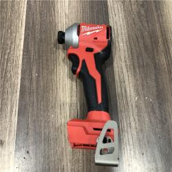 AS-IS Milwaukee 18V Lithium-Ion Brushless Cordless 1/4 in. Compact Impact Driver (Tool Only)
