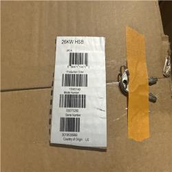CALIFORNIA AS IS GENERAC 26KW BACK UP GENERATOR WITH AUTOMATIC TRANSFER SWITCH