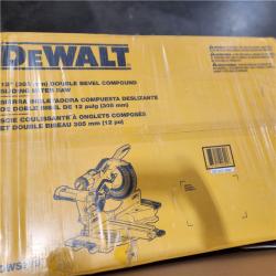 NEW- DeWalt 15 Amps 12 in. Corded Dual-Bevel Sliding Compound Miter Saw