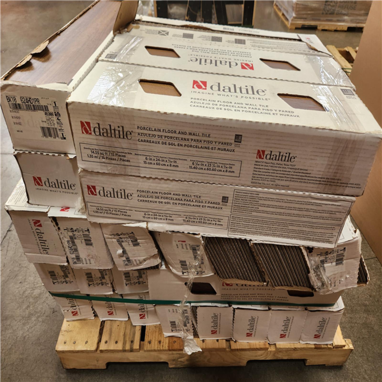 Phoenix Daltile Baker Wood 6 in. x 24 in. Walnut Glazed Porcelain Floor and Wall Tile (494 sq. ft./34 Case)