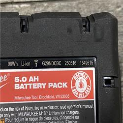 AS-IS Milwaukee 18-Volt Lithium-Ion XC Starter Kit with Two 5.0Ah Batteries and Charger