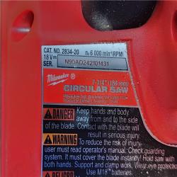 HOUSTON LOCATION - AS-IS Milwaukee M18 FUEL 7-1/4 Inch Circular Saw (Bare Tool)