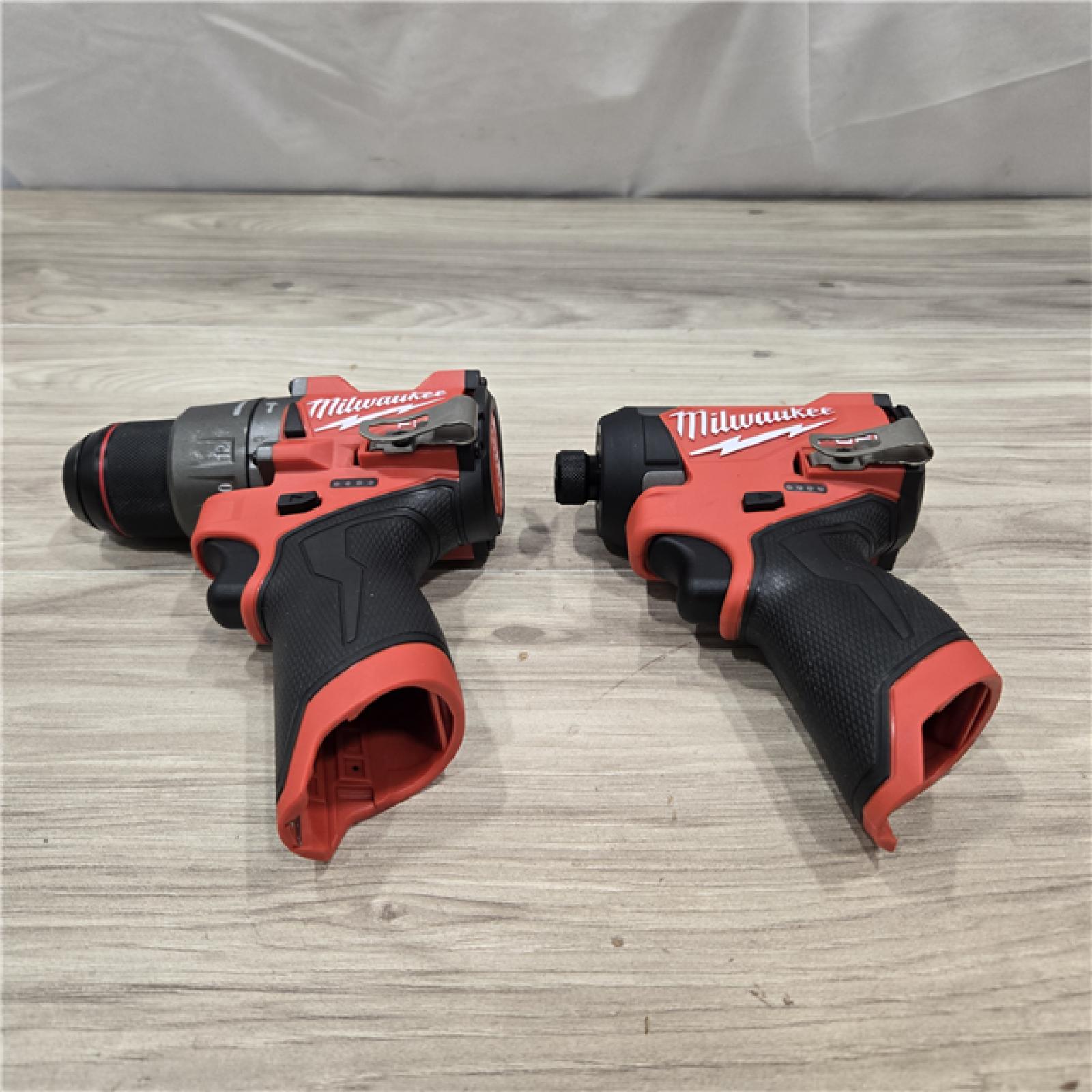 AS-IS Milwaukee 3497-22 12V Hammer Drill and Impact Driver Combo Kit
