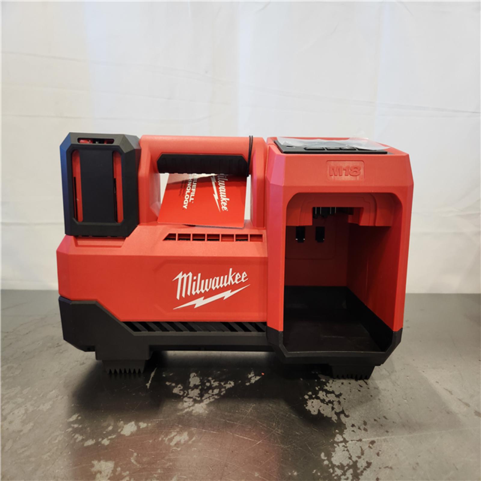 AS-IS- Milwaukee M18 18-Volt Lithium-Ion Cordless Electric Portable Inflator (Tool-Only)