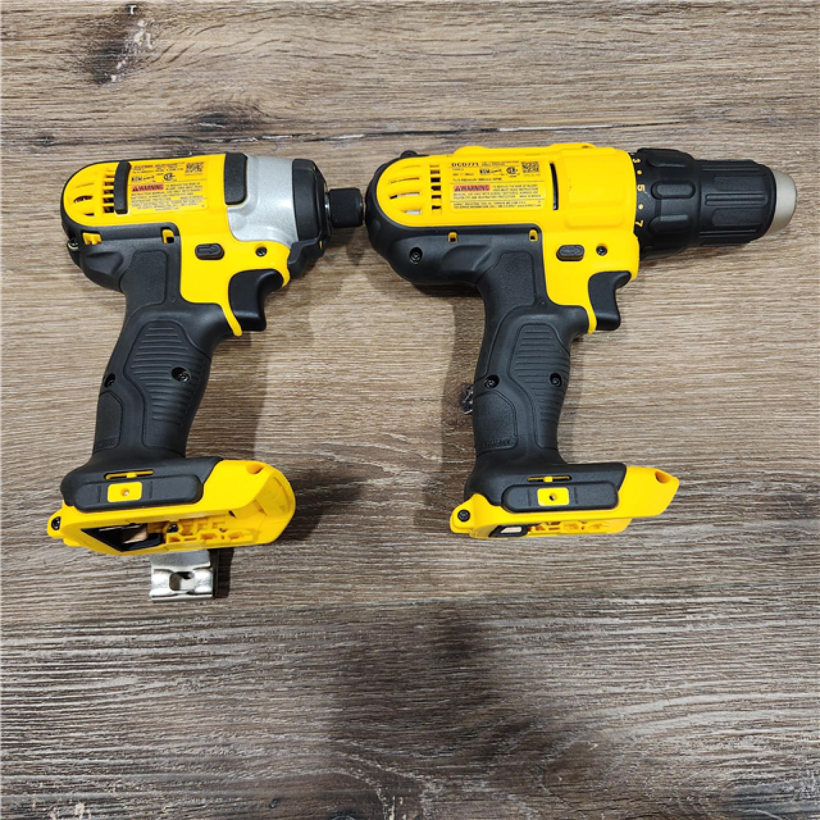 AS-IS DeWalt DCK240C2 20-Volt Max Drill/Driver & Impact Driver Combo Kit  1/2 in.  (2) Batteries