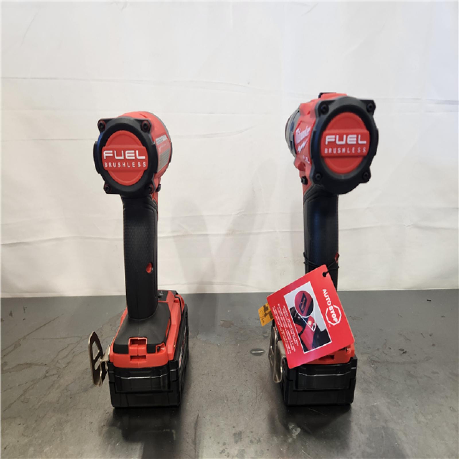 AS-IS- Milwaukee FUEL 18V Lithium-Ion Brushless Cordless Hammer Drill and Impact Driver Combo Kit