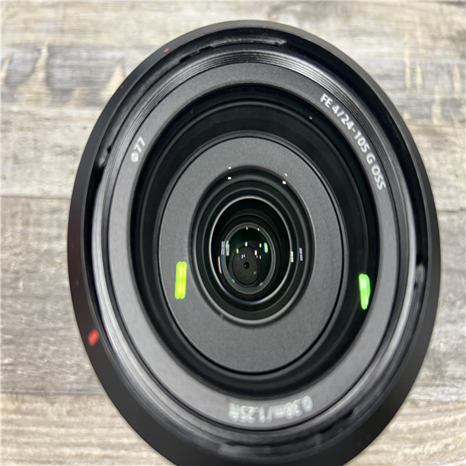 AS-IS Sony - G 24-105mm f/4 G OSS Standard Zoom Lens for E-mount Cameras - Black