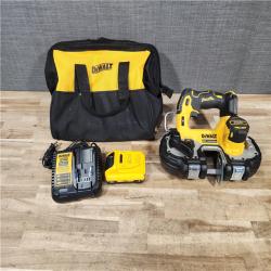 HOUSTON LOCATION - AS - IS ATOMIC 20V MAX Lithium-Ion Cordless Brushless 1-3/4 in. Bandsaw Kit with 4.0Ah Battery  Charger and Bag