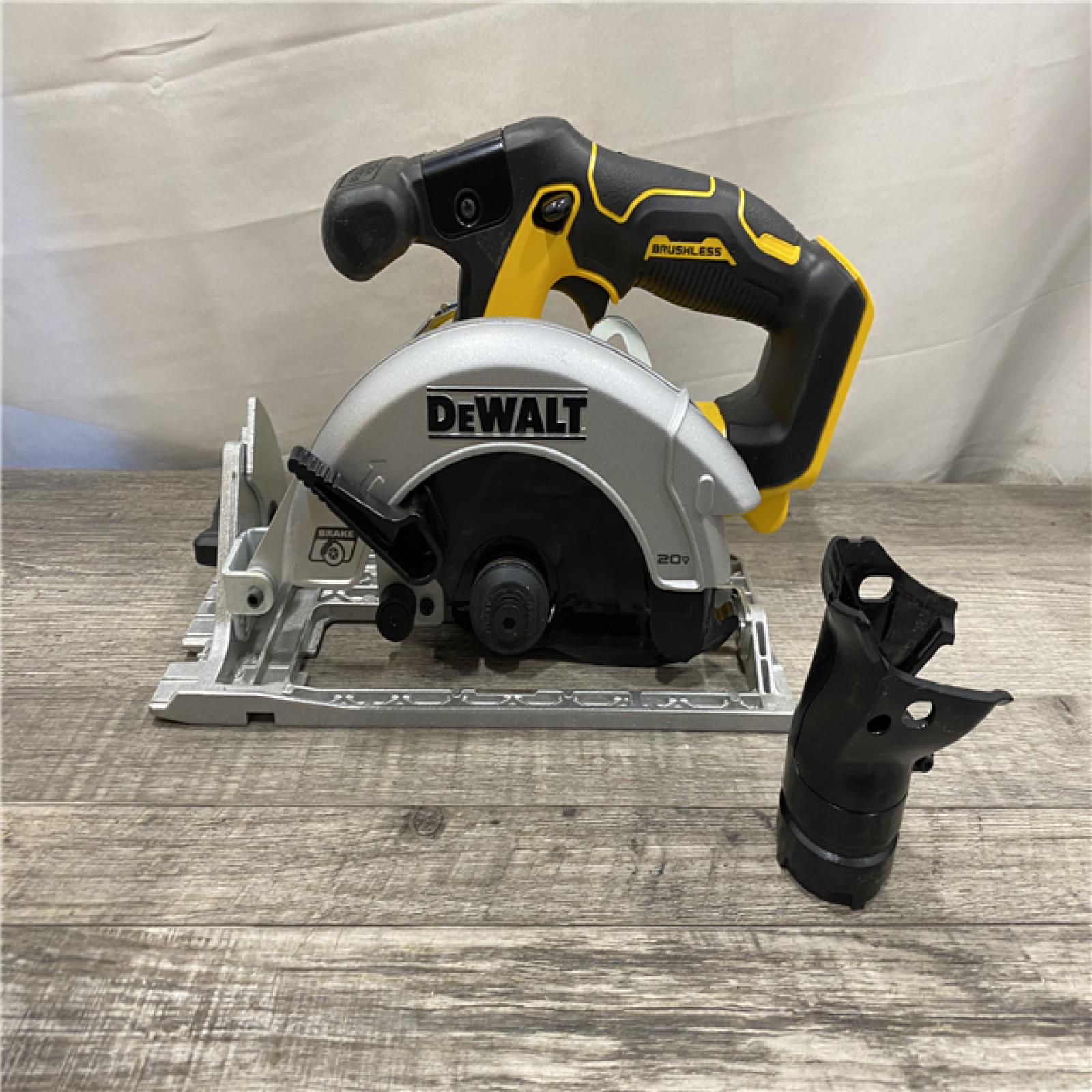 AS-IS DEWALT 20V MAX Cordless Brushless 6-1/2 in. Sidewinder Style Circular Saw (Tool Only)