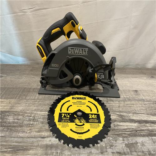 AS-IS DEWALT FLEXVOLT 60V MAX Cordless Brushless 7-1/4 in. Circular Saw with Brake (Tool Only)