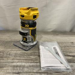 AS-IS DEWALT 20V MAX XR Cordless Brushless Fixed Base Compact Router (Tool Only)