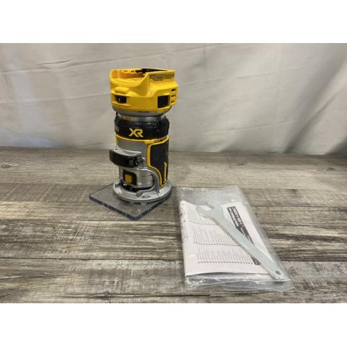AS-IS DEWALT 20V MAX XR Cordless Brushless Fixed Base Compact Router (Tool Only)