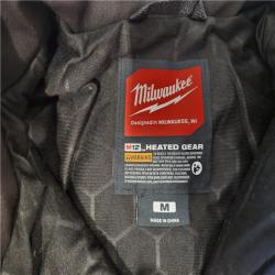 AS-IS- Men's Medium M12 12V Lithium-Ion Cordless TOUGHSHELL Black Heated Jacket (Jacket and Charger/Power Source Only)