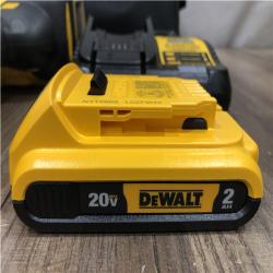 AS-IS DEWALT 20V MAX XR Lithium-Ion Cordless 2-1/2 in. 15-Gauge Finish Nailer Kit