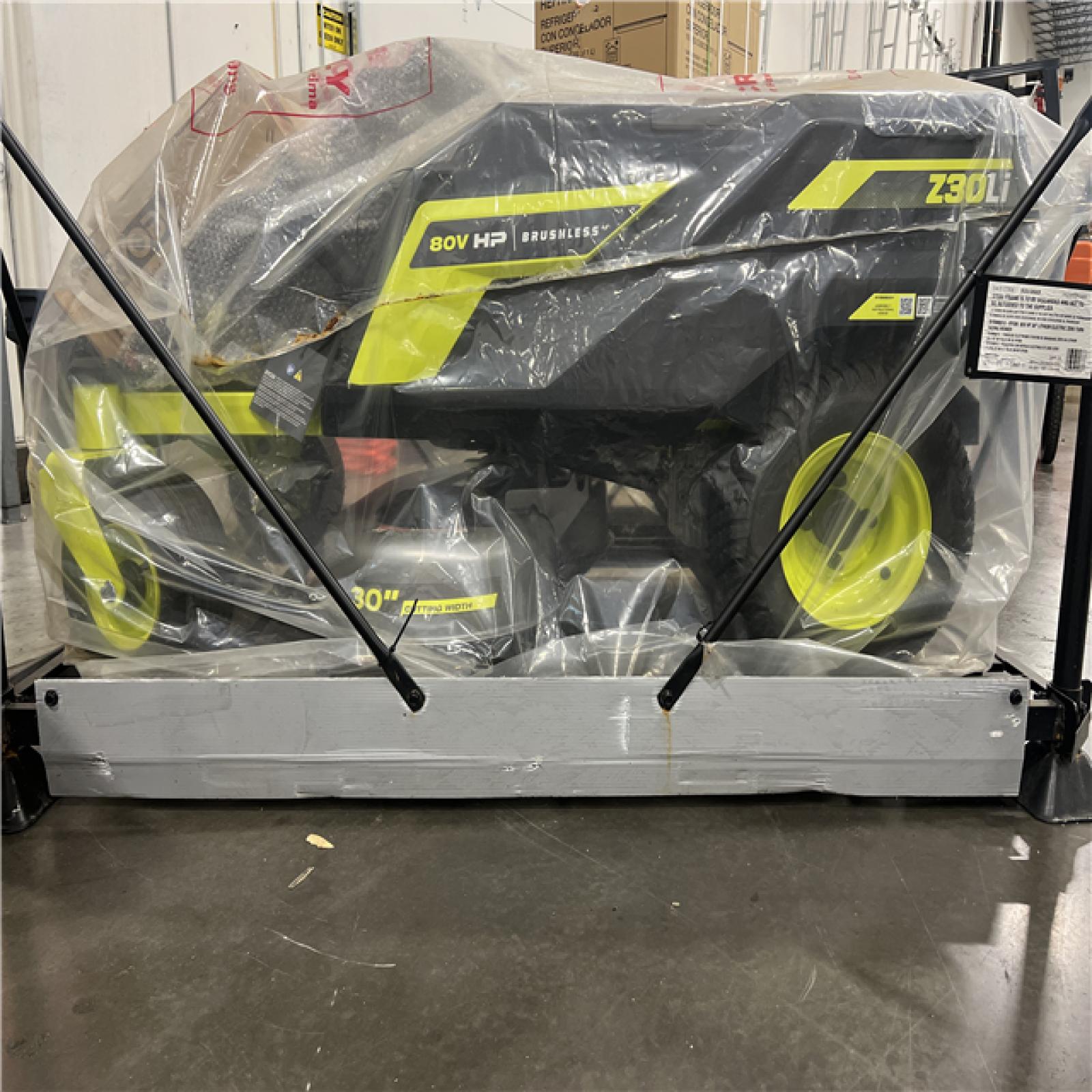 DALLAS LOCATION - RYOBI 80V HP Brushless 30 in. Battery Electric Cordless Zero Turn Riding Mower with (2) 80V 10 Ah Batteries and Charger