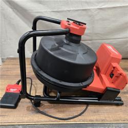 GOOD- Milwaukee M18 18V Lithium-Ion 3/8 in. X 75 Ft. Cable Cordless Drain Cleaning Drum Machine Kit