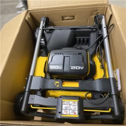 Dallas Location - As-Is DeWalt 2X20V MAX DCMWP234U2 21 in. 20 V Battery Lawn Mower Kit (Battery & Charger)