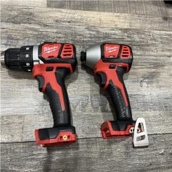 AS-IS Milwaukee 18V Lithium-Ion Cordless Drill Driver/Impact Driver Combo Kit