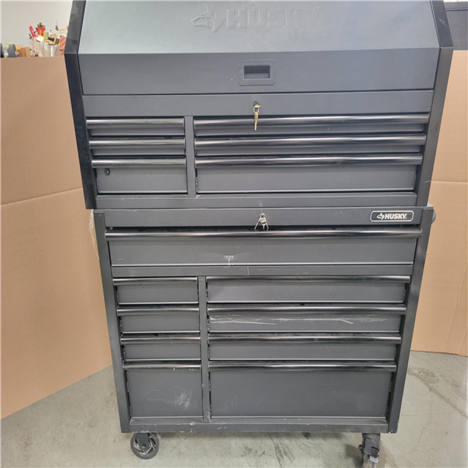 California AS-IS Husky Tool Chest & Cabinet