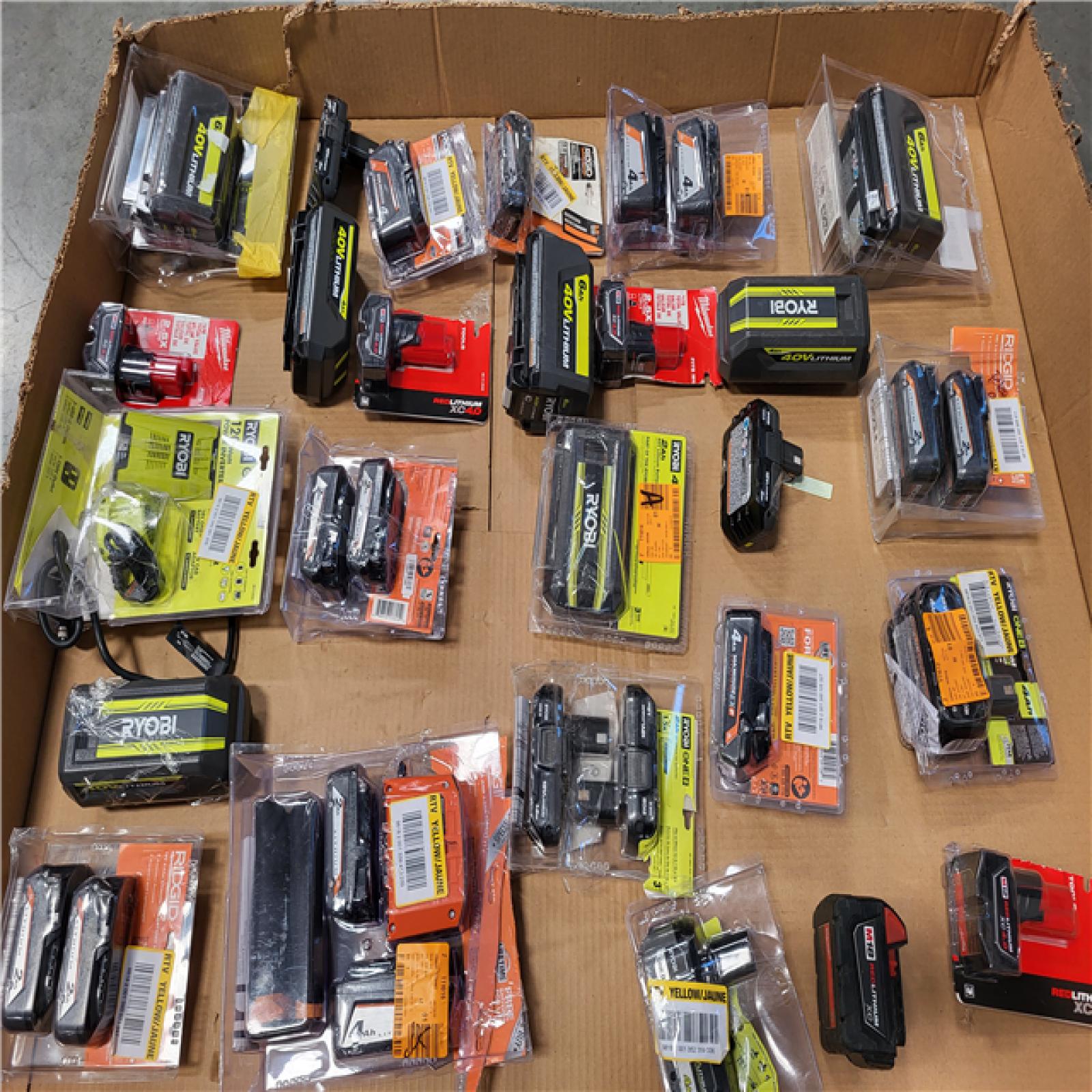 CALIFORNIA AS-IS BATTERY PALLET