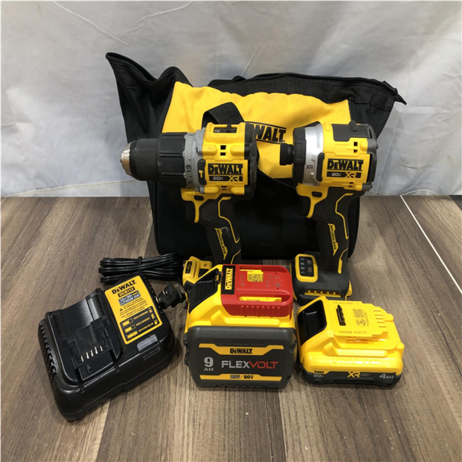 AS-IS DEWALT 20V Lithium-Ion Cordless 2-Tool Combo Kit
