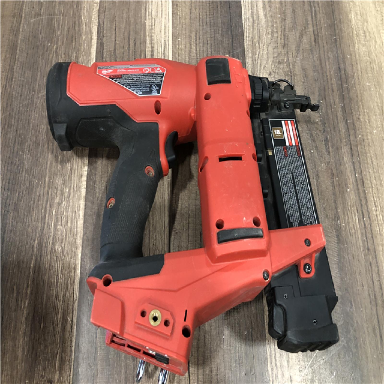 AS-IS Milwaukee FUEL 18-Volt Lithium-Ion Brushless Cordless Gen II 18-Gauge Brad Nailer (Tool-Only)
