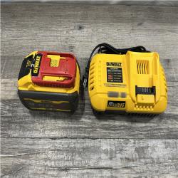 AS-IS DEWALT 20V/60V MAX FLEXVOLT Lithium-Ion 9.0Ah Battery and Charger Starter Kit