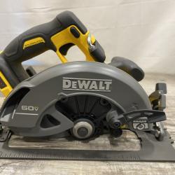 AS-IS DEWALT FLEXVOLT 60V MAX Cordless Brushless 7-1/4 in. Circular Saw with Brake (Tool Only)