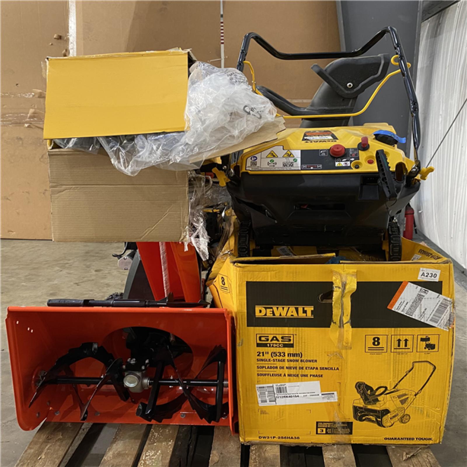 Houston Location AS IS - Outdoor Power Equipment