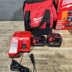 HOUSTON LOCATION - AS-IS M18 18-Volt Lithium-Ion Brushless Cordless Compact Hammer Drill/Impact Combo Kit (2-Tool) with (2) Batteries, Bag