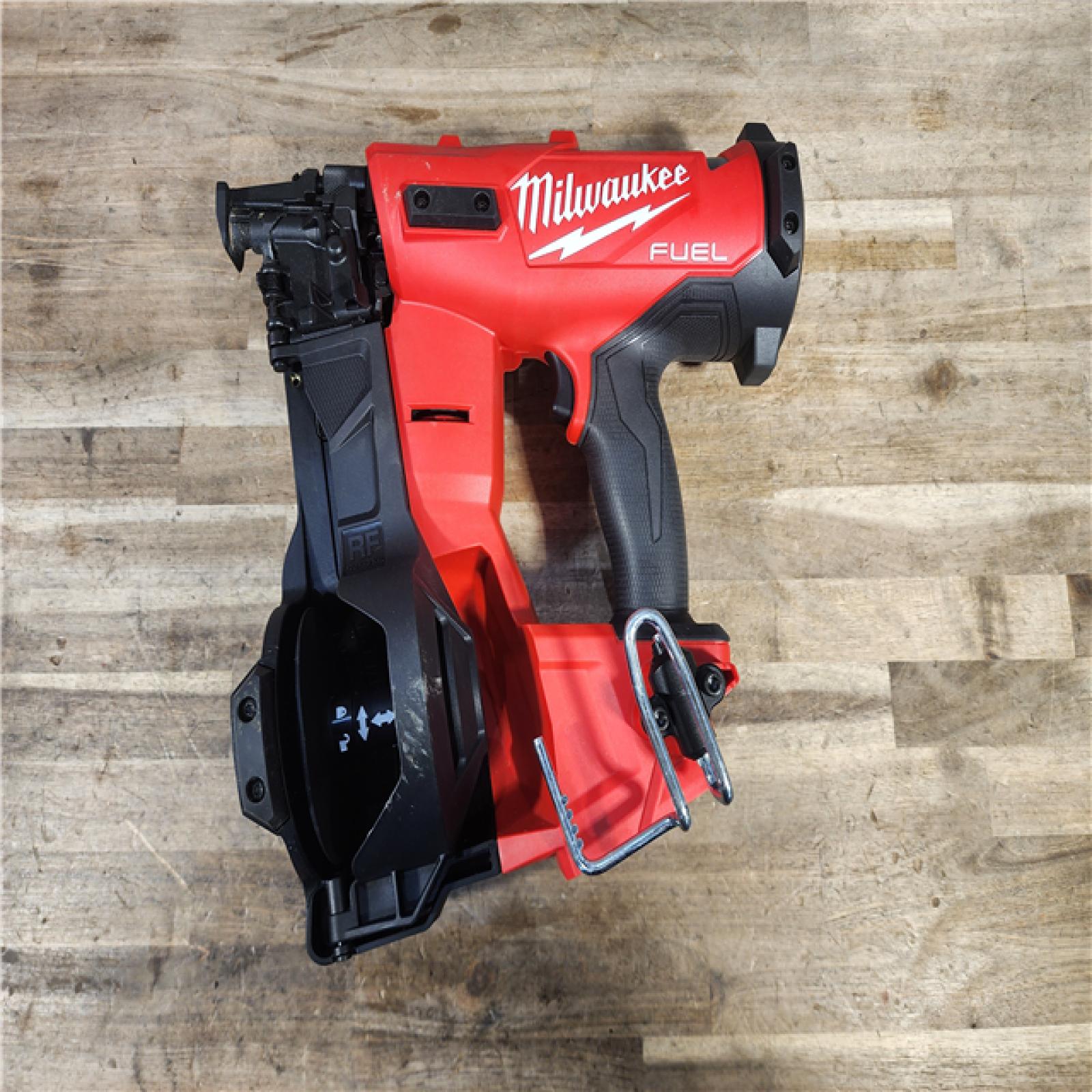 HOUSTON LOCATION - AS-IS Milwaukee M18 FUEL Coil Roofing Nailer (TOOL ONLY)