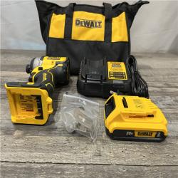 AS-IS DEWALT Atomic 20V Max Lithium-Ion Brushless Cordless Compact 1/4 in. Impact Driver Kit