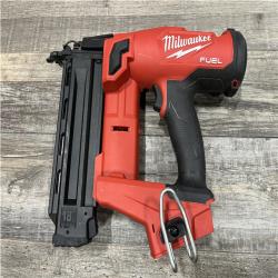 AS-IS Milwaukee FUEL 18-Volt Lithium-Ion Brushless Cordless Gen II 18-Gauge Brad Nailer (Tool-Only)