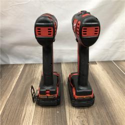 AS-IS Milwaukee 18V Lithium-Ion Cordless Drill Driver/Impact Driver Combo Kit