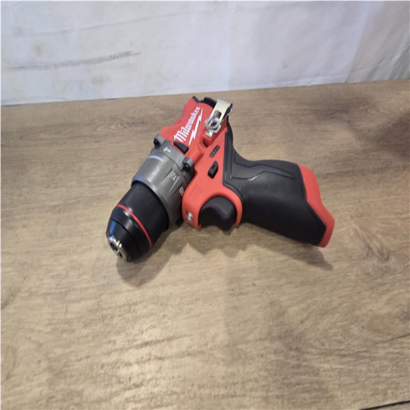 AS-IS Milwaukee FUEL 12-Volt Lithium-Ion Brushless Cordless Hammer Drill and Impact Driver Combo Kit