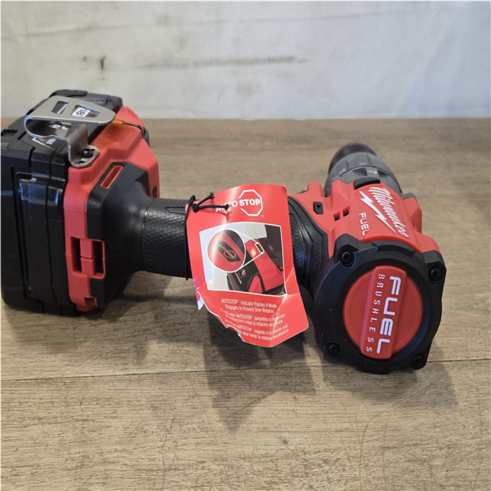 AS-IS Milwaukee FUEL 18V Lithium-Ion Brushless Cordless Hammer Drill and Impact Driver Combo Kit