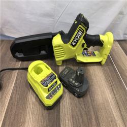 AS-IS RYOBI ONE+ HP 18V Brushless 8 in. Cordless Battery Pruning Mini Chainsaw with Kit