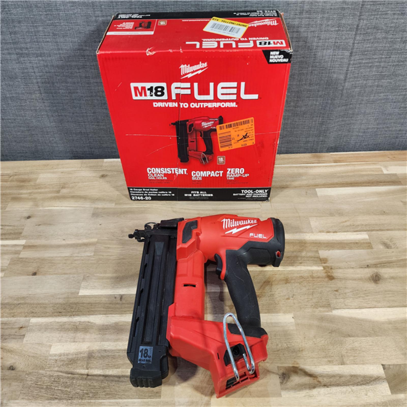 HOUSTON LOCATION - AS-IS Milwaukee M18 Fuel 18V Brushless 18-Gauge Brad Nailer 2746-20 (Bare Tool)