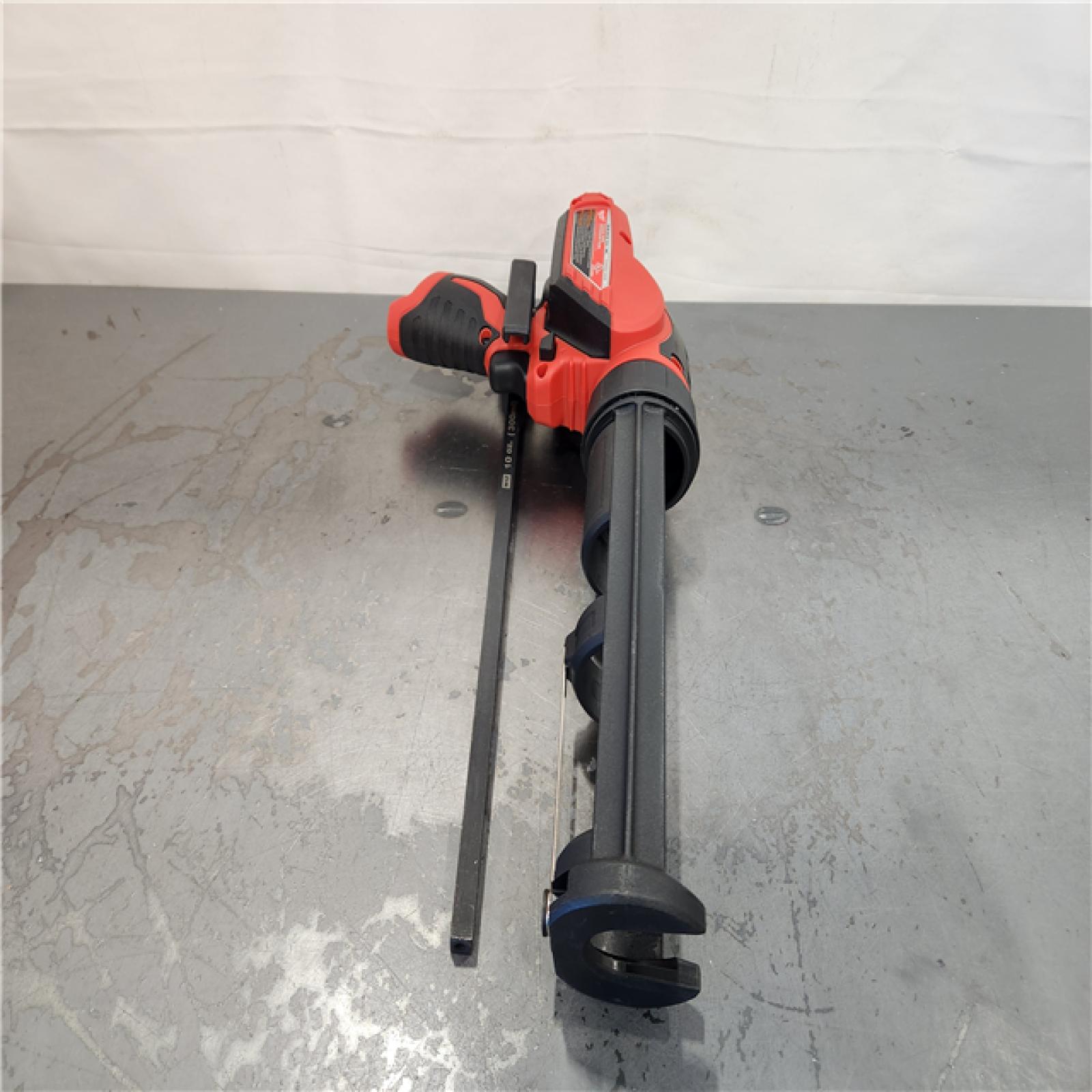 AS-IS- Milwaukee 12V Lithium-Ion Cordless 10 oz. Adhesive and Caulk Gun (Tool-Only)