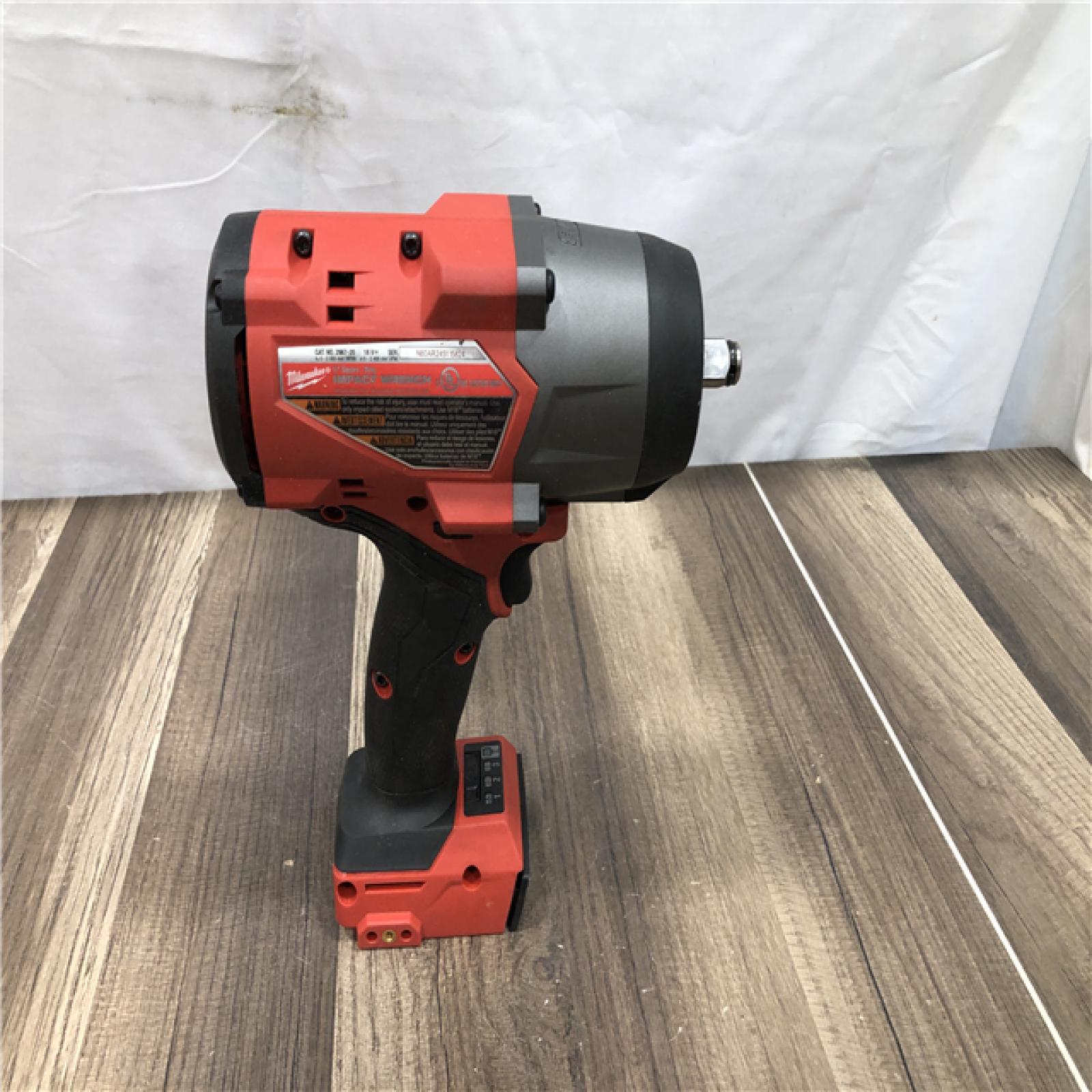 AS-IS Milwaukee FUEL 18V Lithium-Ion Brushless Cordless 1/2 in. Impact Wrench w/Friction Ring Kit