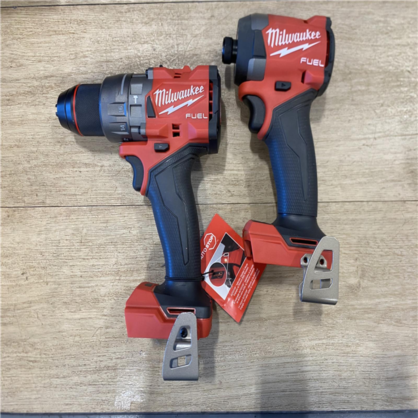 AS-IS Milwaukee FUEL 18V Lithium-Ion Brushless Cordless Hammer Drill and Impact Driver Combo Kit