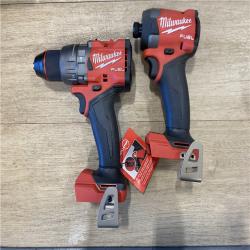 AS-IS Milwaukee FUEL 18V Lithium-Ion Brushless Cordless Hammer Drill and Impact Driver Combo Kit