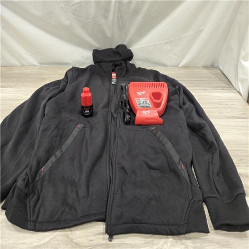 AS-IS Milwaukee Black Large M12 Heated Hoodie Kit
