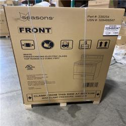 DALLAS LOCATION- Seasons® 5.2 Cu. Ft. Freestanding Electric Range, Glass Top, White