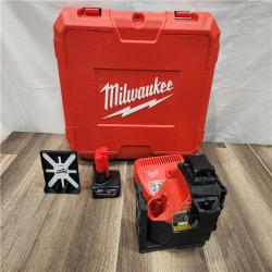 AS-IS Milwaukee M12 12-Volt Lithium-Ion Cordless Green 250 ft. 3-Plane Laser Level Kit