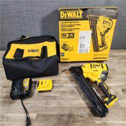HOUSTON LOCATION - AS-IS DEWALT 20V MAX XR 15 Ga. Cordless 34 Deg Nailer 20 V