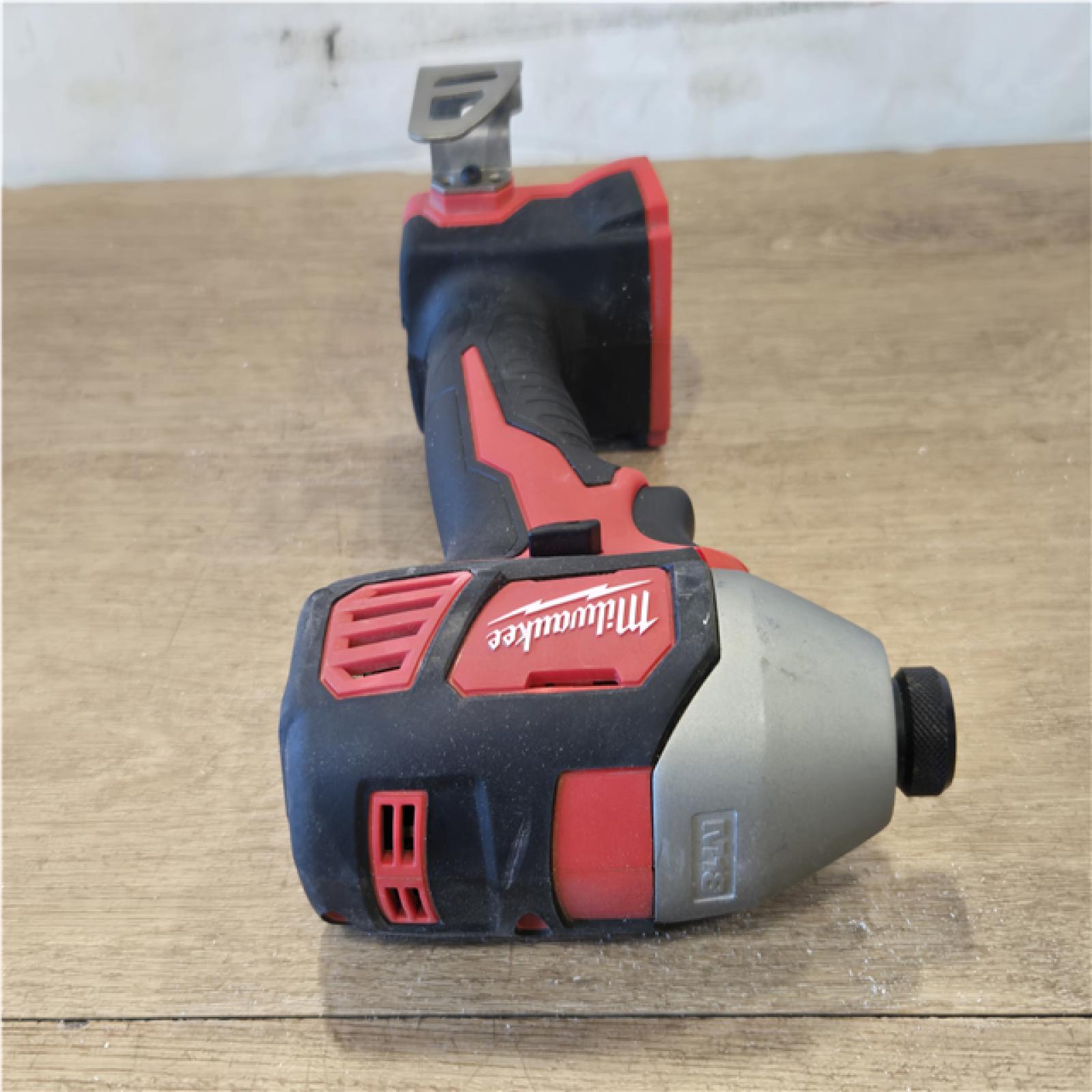 AS-IS Milwaukee 18V Lithium-Ion Cordless 1/4 in. Hex Impact Driver (Tool-Only)