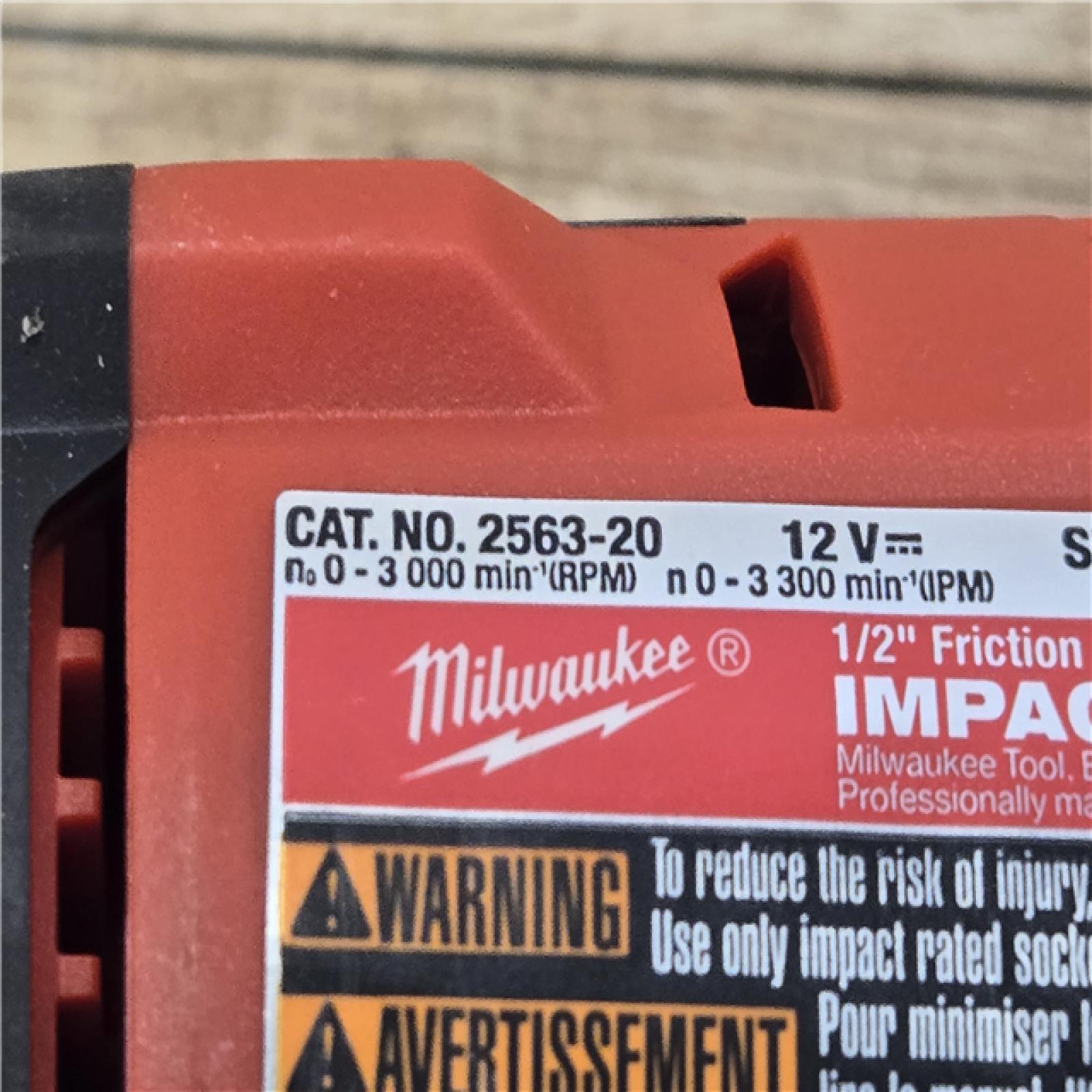 AS-IS Milwaukee FUEL 12V Cordless Stubby 1/2 in. Impact Wrench (Tool-Only)