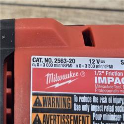 AS-IS Milwaukee FUEL 12V Cordless Stubby 1/2 in. Impact Wrench (Tool-Only)