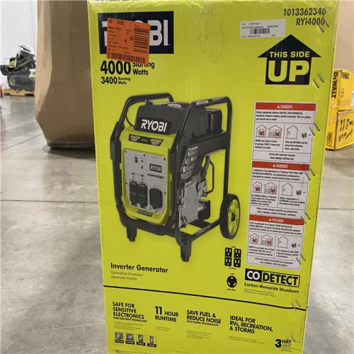 Dallas Location - NEW- RYOBI 4000-Watt Gasoline Powered Digital Inverter Generator